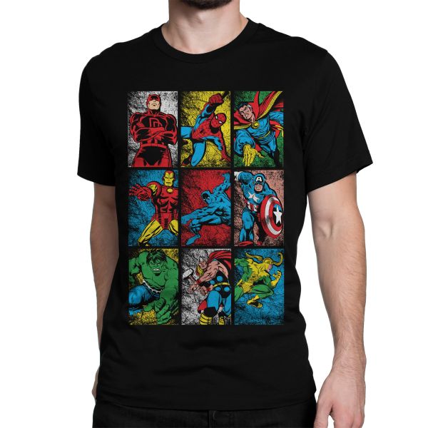 Marvel Comic 80 Years Character Block by Marvel™ T-shirt 