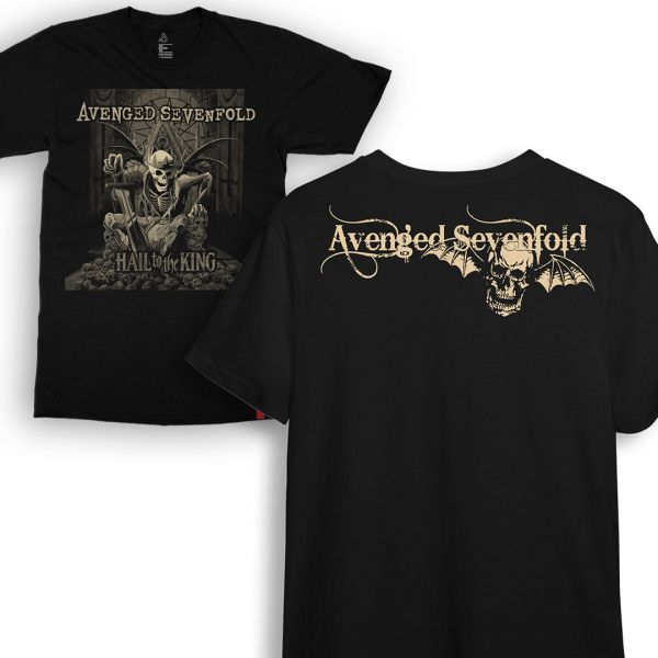 Shop Now Avenged Sevenfold Hail To The King Music Band Tshirt Online in India.