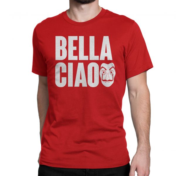 Bella Ciao T shirt from Money Heist Tv Show  by Silly Punter 