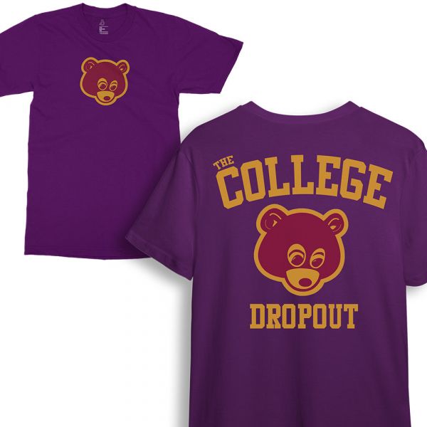 Shop Now Kenye West Collage Dropout Music Tshirt Online in India.