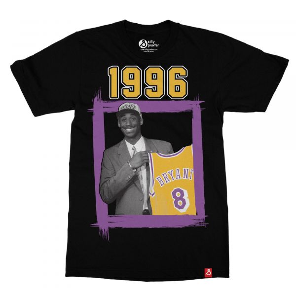 The Draft Day Kobe Bryant Basketball T-shirt In India by Silly Punter