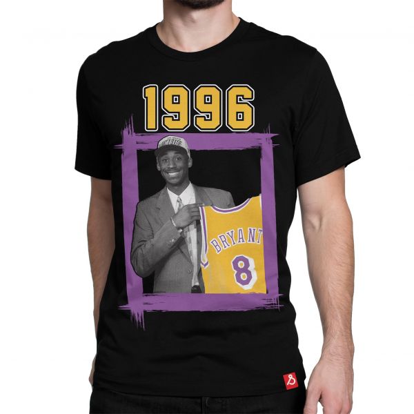 The Draft Day Kobe Bryant Basketball T-shirt In India by Silly Punter