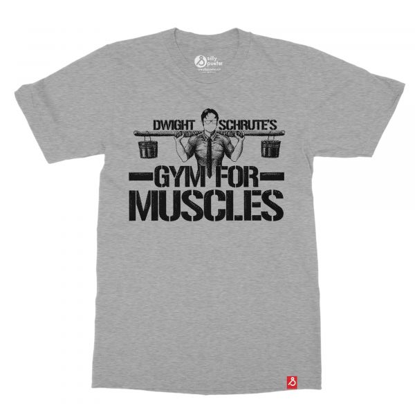 Shop Now The office Dwight Schrute Gym Tv-Show Tshirt Online in India.
