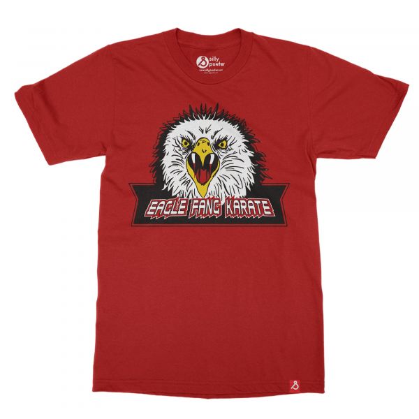 Shop Now Eagle Fang Logo Cobra Kai web series Tshirt Online in India.