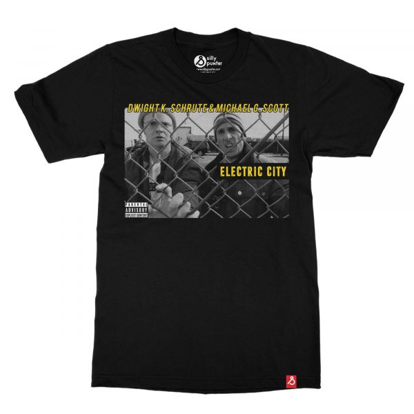 Shop Now The office Electric City Album Cover Tv-Show Tshirt Online in India.