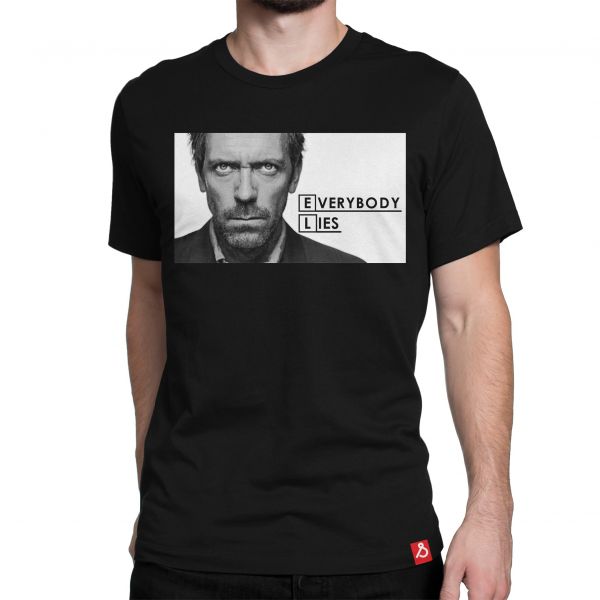 House M.D Everybody Lies T-shirt In India by Silly Punter 