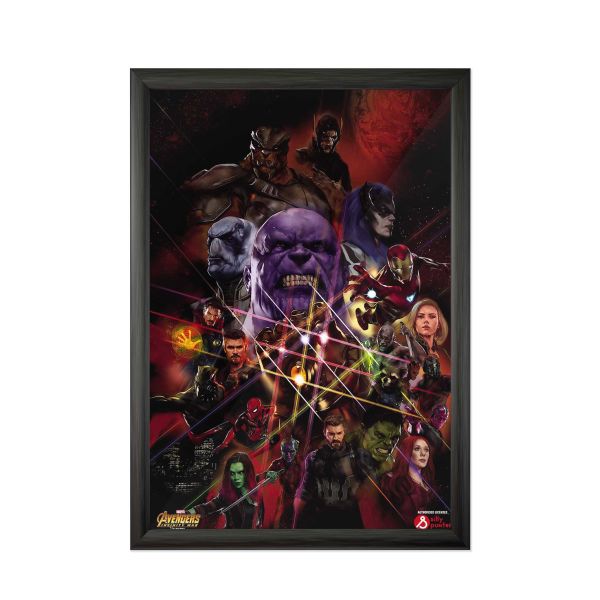 Infinity War-The Cast Marvel poster in India by silly punter