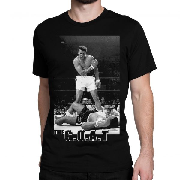 Shop Now Muhammad Ali The GOAT Tshirt Online in India.
