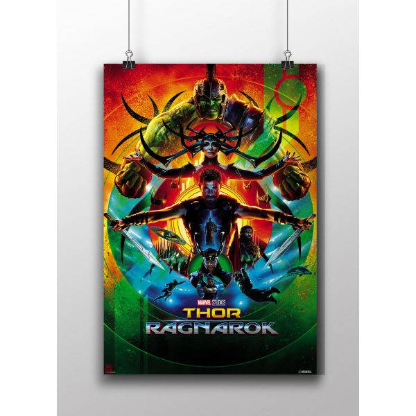 Thor Ragnarok™-Cast Ensemble Wall Poster in India 