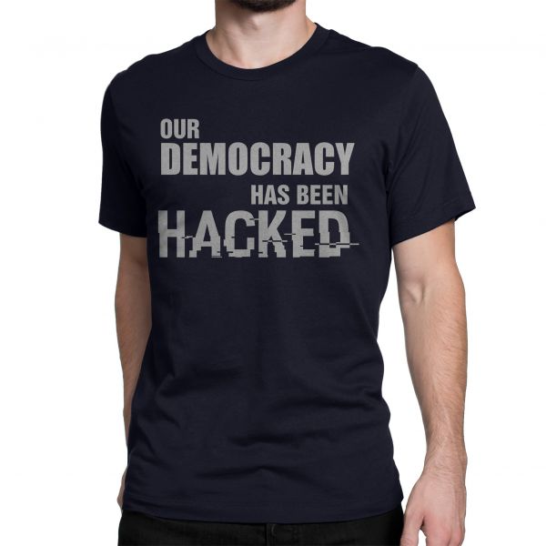  Hacked Message T-shirt In India by Silly Punter