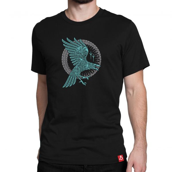 Shop Now for Vikings Tv Show Raven of Odin T-Shirt Online in India SillyPunter