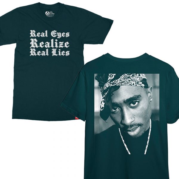Tupac Real Eyes Realize Hip Hop Music Tshirt In India By Silly Punter