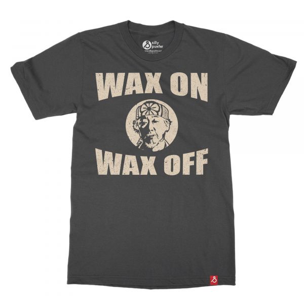 Shop Now Wax on Wax off Cobra Kai web series Tshirt Online in India.