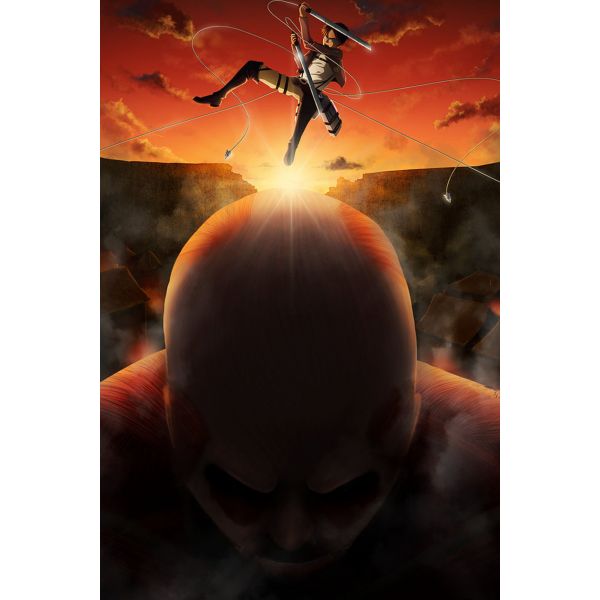 Anime Titan Colassol from attack on titan poster in india by sillypunter