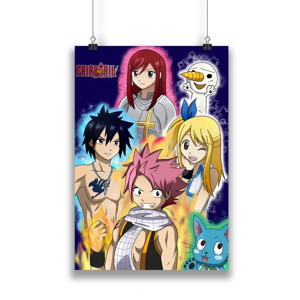Anime FairyTail Poster in India by Silly Punter 