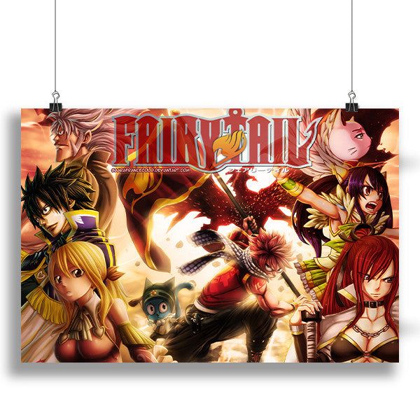 Anime FairyTail Fairy Tail Cover Poster in India by Silly Punter 