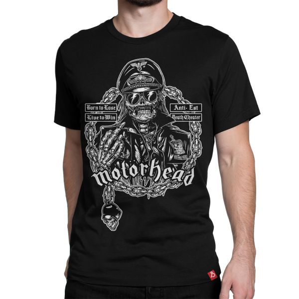 Born To Lose Live To Win Motorhead Music Rock Band Tshirt In India