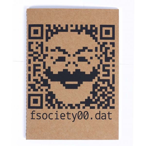 mr robot fsociety notbook in India by silly punter 