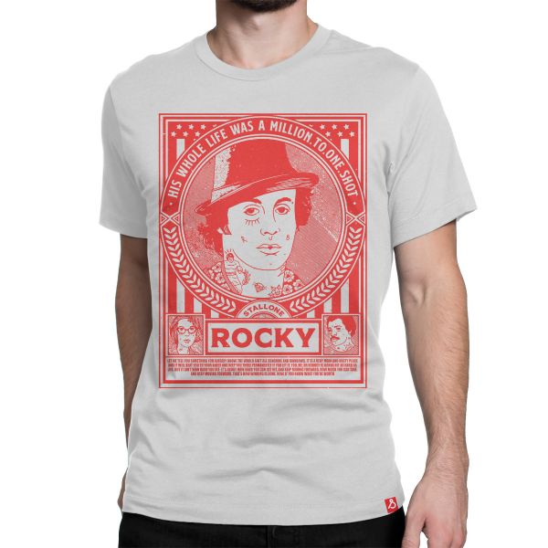 One In Million Shot Rocky Movie Tshirt In India By Silly Punter