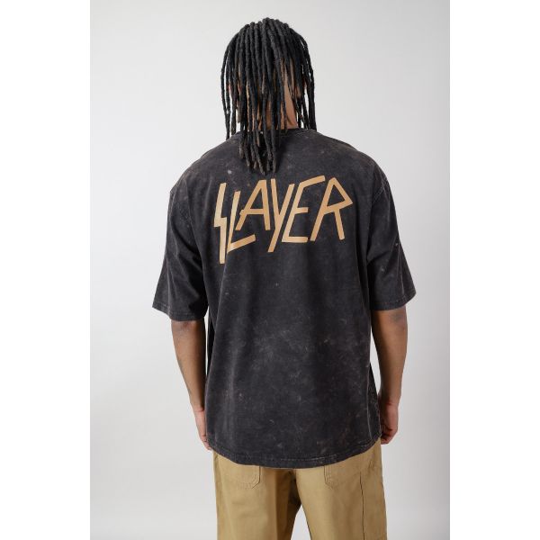 Oversized Slayer Music Band Tshirt In India by Silly Punter