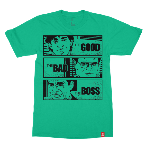 The Good The Bad The Boss The Office Tshirt In Inida By Silly Punter