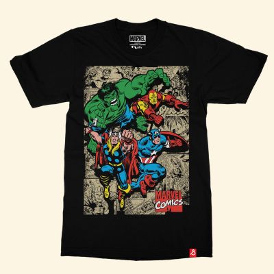 Marvel Comic 80 Years The Mighty Four Avengers by Marvel™ T-shirt