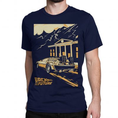 Back To The Future Delorean T-Shirt From Back to future Movie Online in India