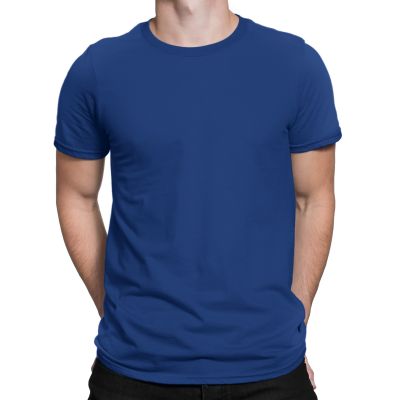 Men's Basic Royal Blue T-Shirt