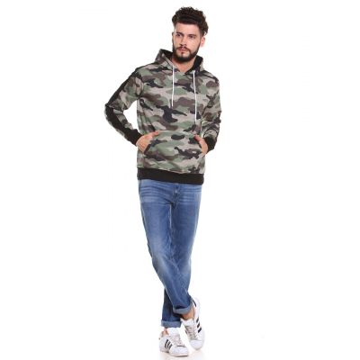 Woodland Camouflage Hoodie Sweatshirt in India by Silly Punter