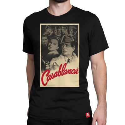 Shop Now Casablanca Poster Movie Tshirt Online in India.