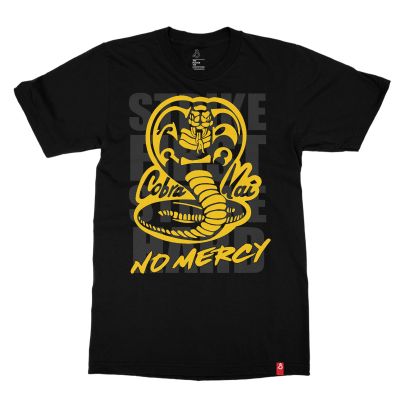 Shop Now Cobra Kai No Mercy The Cobra Kai web series Tshirt Online in India.