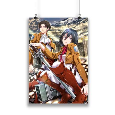Attack on Titan - Eren and Mikasa poster in india