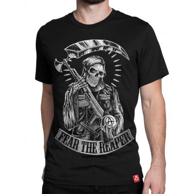 Shop Now Fear The Reaper sons of anarchy Tv-series Tshirt Online in India.