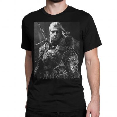 Geralt of Rivia Tshirt the Witcher Tv Show In India by Silly Punter 