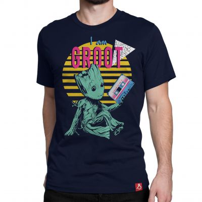 Guardians of the Galaxy Vol. 2 Groot Retro Pop art  by Marvel T-shirt India