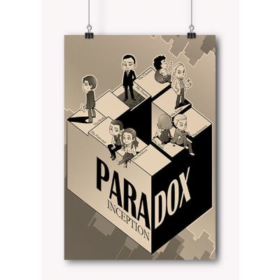 Movie Inception Pardox box Poster in India by sillypunter