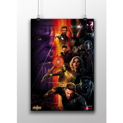 Infinity War- The Bettel begins Marvel poster in India by silly punter