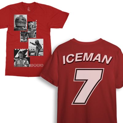Shop for Kimi Räikkönen Iceman 7 One Racing Tshirt Online in India.