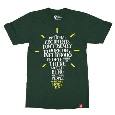 House M.D Rational Argument T-shirt In India by Silly Punter 
