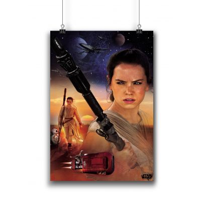 Star Wars™- Rey The Scavenger Poster