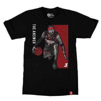 The Answer Allen Iverson Basketball T-shirt In India by Silly Punter