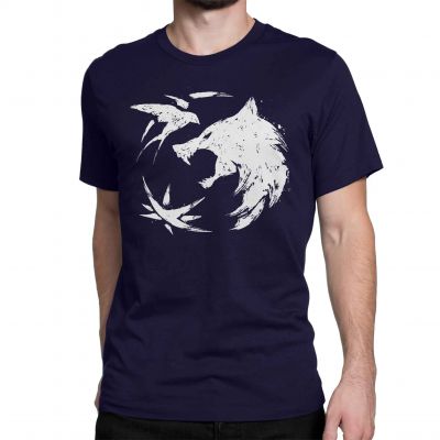 The Witcher Logo Tshirt the Witcher Tv Show In India by Silly Punter 