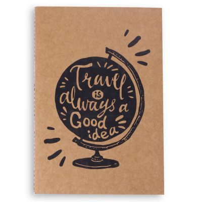 Travel is always a good idea Motivational Notebook In India by Silly Punter 