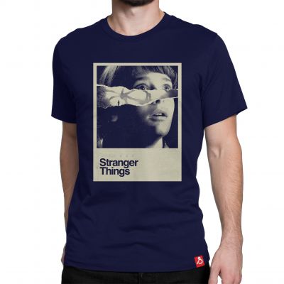 Shop Now Netflix Stranger Things Polaroid Tv-show Tshirt Online in India.