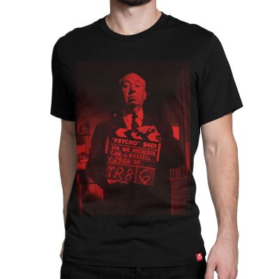Mr Hitchcock Movie director tshirt in India by silly punter