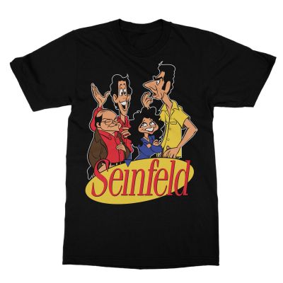 All Cast Caricature Seinfeld Tv Show T-shirt In India by Silly Punter 