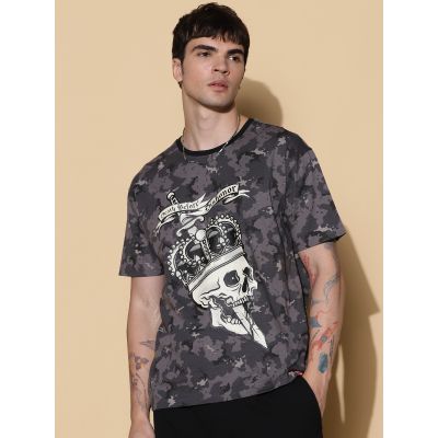 Death Before Dishonor Camouflage Tshirt In India