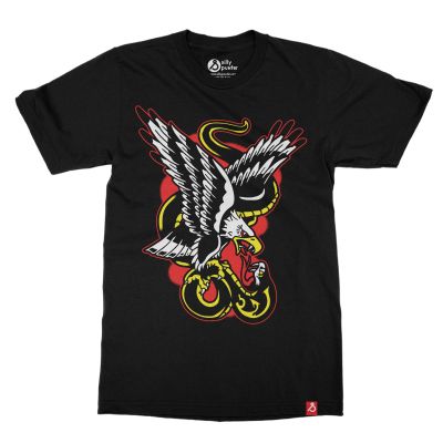 Shop Now Eagle can Kill Snake Cobra Kai web series Tshirt Online in India.