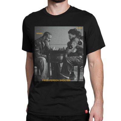 First Person Shooter Drake And J Cole Hip Hop Music Tshirt In India By Silly Punter