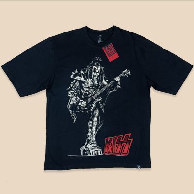 Oversized KISS Rock Music Tshirt In India by Silly Punter